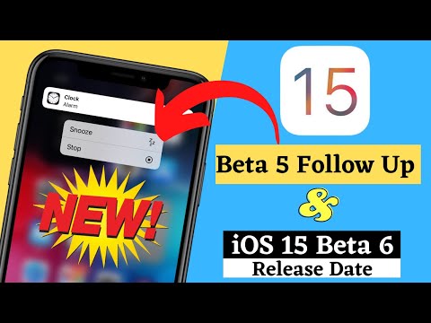 iOS 15 Beta 5 Follow Up & Beta 6 Released Date || #ios #ios15
