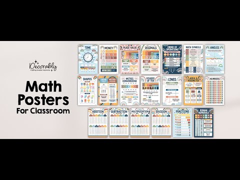 Vibrant Boho Style Math Helper
