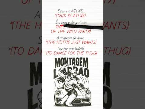 🔥🚨 MONTAGEM LADRÃO – ATLXS (Lyrics + English Translation) Viral Brazilian Funk