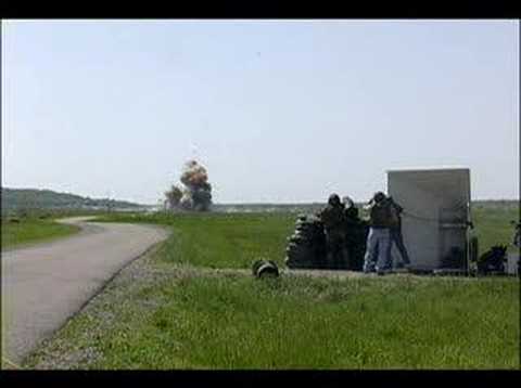 Javelin missile system test fire