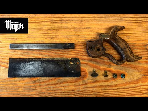 This saw was built before WWI. I made it work again.