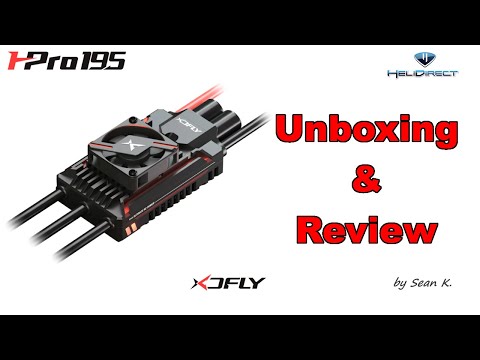 XDFly HPro 195A 6-14S SBEC ESC Unboxing and Review by Sean K!