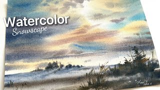 Watercolor Winter Sunlight: A Cozy Painting Tutorial