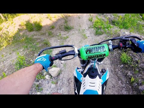 Tm Racing MX250 raw 2 stroke sounds.