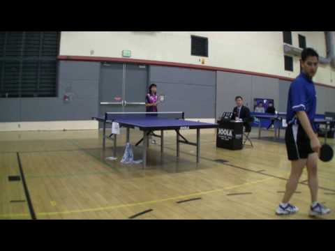 Open Singles Quarter Final JiaQi Zheng vs. Khoa Dinh Nguyen Game 1