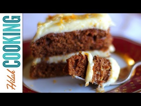 How to Make Carrot Cake & Cream Cheese Frosting | Hilah Cooking