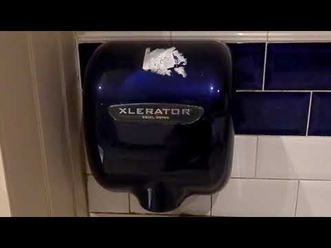 Xlerator hand dryer, The Phoenix pub 🚹, Romsey, Hampshire