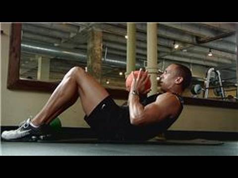 Exercise Tips &amp; Equipment : How to Use a Medicine Ball for Sit-Ups