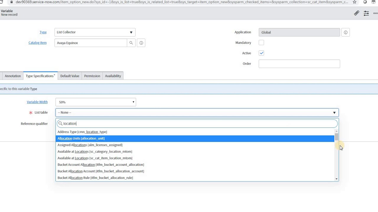 Multiple Selection Variable in Service Catalog - ServiceNow