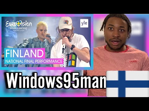 MY FIRST TIME HEARING -Windows95man -No Rules! Finland 🇫🇮 National Final Performance Eurovision 2024
