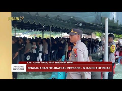 PRESISI UPDATE: POLRES FLORES TIMUR AMANKAN TRADISI SEMANA SANTA LARANTUKA 18/04/25 (10.00)