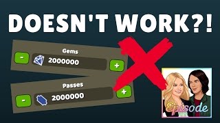 Why UNLIMITED Episode Gems/Passes generators are NOT WORKING?!