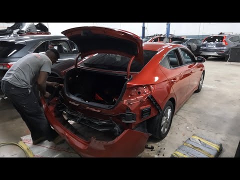 2019 Hyundai Elantra how to take the back bumper and tail lamp off