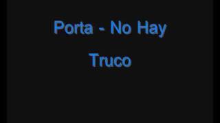 Porta - No Es Cuestion De Edades [HD] [Lyrics]