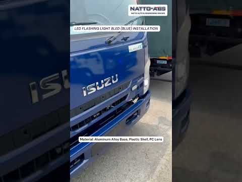 LED Flashing Light 8LED (Blue) Installation