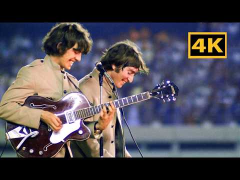 (4K) The Beatles Live At Shea Stadium 1965