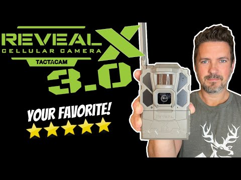 ⭐️Your Favorite NEW Trail Cam: Tactacam Reveal X 3.0 - Great Battery Life 🏷️ Get 5% OFF with Code