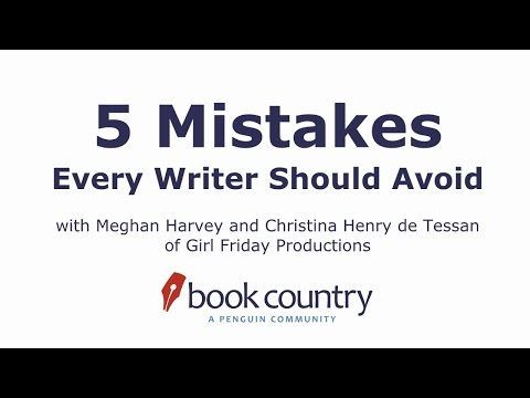 5 Mistakes Every Writer Should Avoid