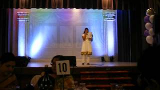 Aleesha Singing for Holy Communion party-2012
