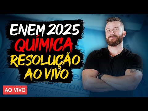 CORREÇÃO AO VIVO ENEM 2025: Correção de TODAS as Questões de Química + Gabarito Extraoficial QDM