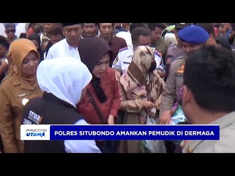 POLRES SITUBONDO PENGAMANAN MUDIK DI PELABUHAN JANGKAR