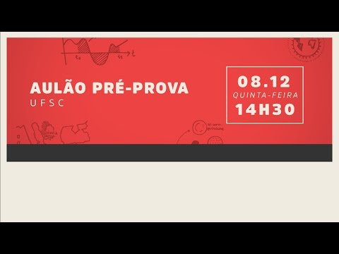 [AULÃO PRÉ-PROVA] Me Salva! 08/12  - 14h30 - UFSC