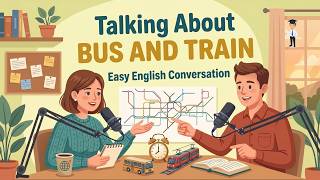 Learn English with Stories | Taking about the Bus and Train