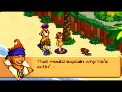 Kingdom Hearts Chain of Memories (GBA) Cutscene #98 Sora finds Tidus, Wakka and Selphie