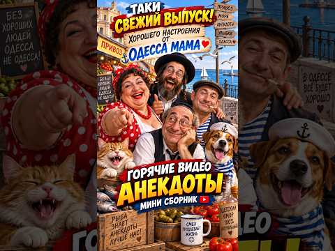 Минутка одесского счастья 😂 Самые смешные анекдоты #odessamama26 #юмор #анекдоты #одесса