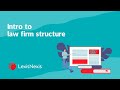 Intro To Law Firm Structure