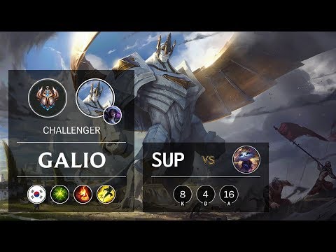 Galio Support vs Yuumi - KR Challenger Patch 9.12