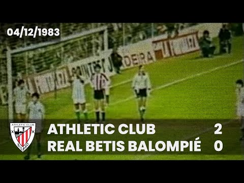 ⚽️ [Liga 83/84] J14 I Athletic Club 2 - Real Betis Balompié 0 I LABURPENA