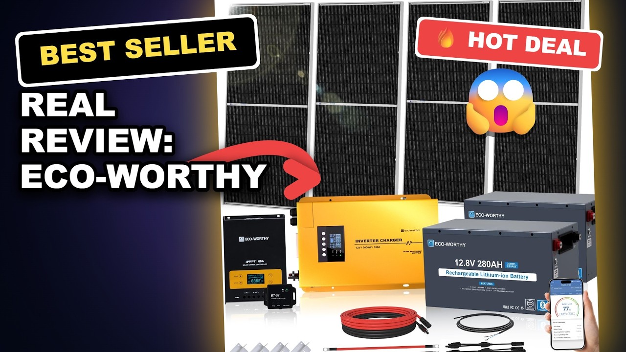 Real Review: ECO-Worthy 7.168KWH 800W Solar Panel Kit for RV Off Grid Complete System