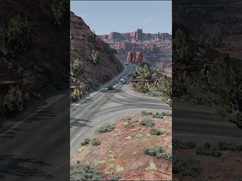 Realistic Highway Car Crashes #64