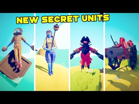 Clams, Bomb on A Stick, Blackbeard, Cannon - TABS 0.7.0  (Secret Unit Unlocking)