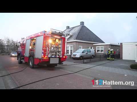 Schuurbrand Marga Klompestraat Wezep - © 112Hattem.org