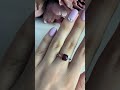 Серебряное кольцо с гранатом 3.43ct