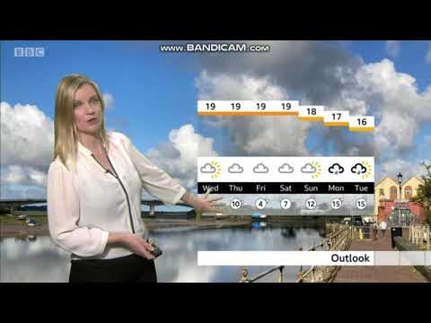 Emily Wood weather host on BBC Spotlight