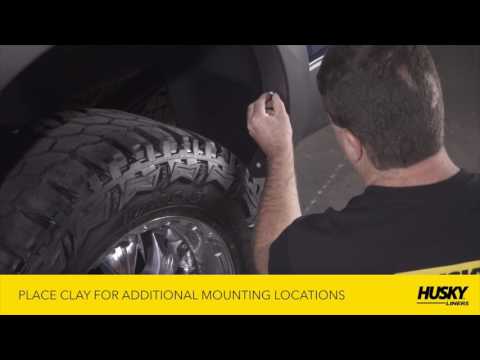 Husky Liners KickBack Mud Flaps Installation