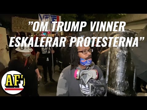 Demonstranternas ord inför valet: Vinner Trump blir det värre