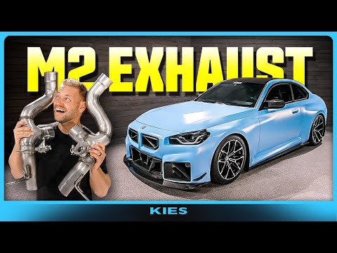 Installing an AWE EXHAUST + MID PIPE on a BMW G87 M2