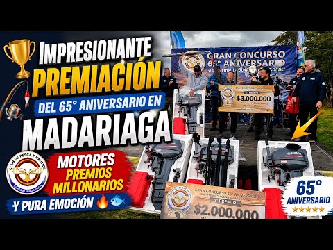 IMPRESIONANTE PREMIACIÓN DEL 65° ANIVERSARIO EN MADARIAGA:Motores,premios MILLONARIOS y pura emoción