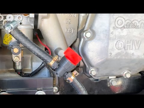 Onan 4000 Generator- Installing & Testing Fuel Shut-Off Valve