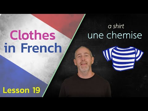 Clothing in French | The Language Tutor Lesson 19