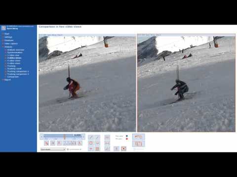 Sports Analysis - Skiing Comparison of 2 persons // CONTEMPLAS®