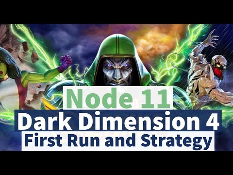 Dark Dimension 4: Node 11 - One Shot First Attempt! | DD4 Guide | Marvel Strike Force - Free to Play
