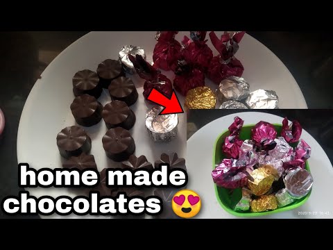 How to make homemade chocolate in telugu by padmaja priya