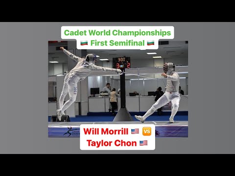 Cadet Worlds 2023 CMS - L4 - Will Morrill USA v Taylor Chon USA