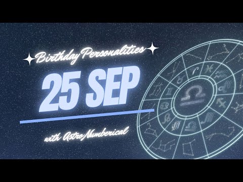 25 September Zodiac Horoscope: Birthday Personality & Traits Revealed