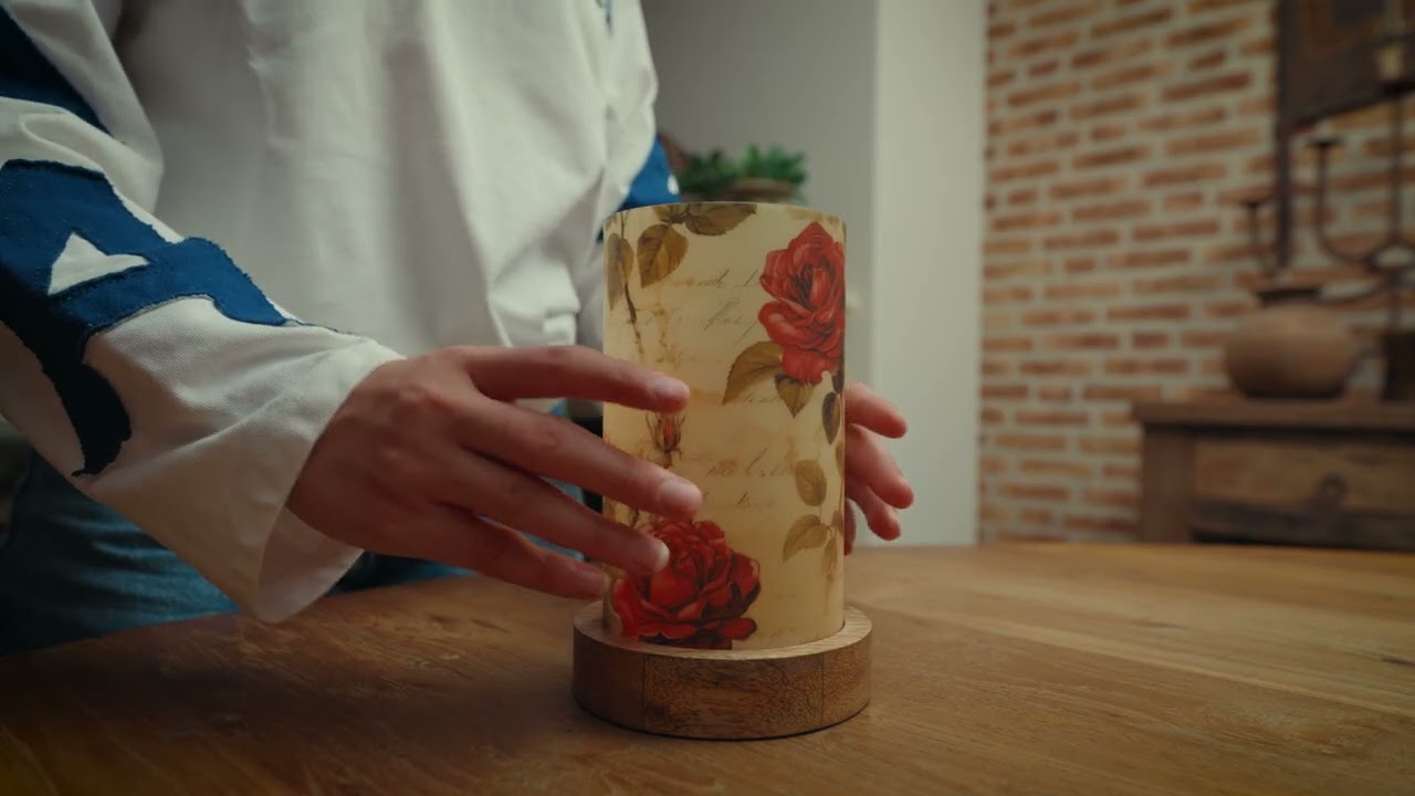 Luxuriöser Holzfuß